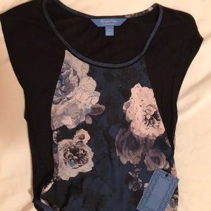 NWT Simply Vera Vera Wang floral XS shift dress